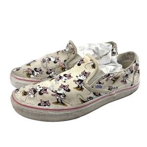 RARE Vans x Minnie Mouse Classic Slip On Sneakers Limited Edition